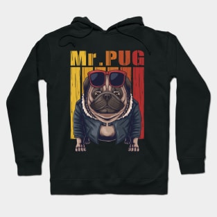 Mr. pug vintage Hoodie